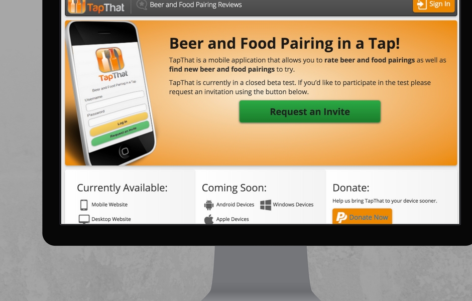 TapThat Homepage